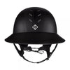 Charles Owen My PS Helmet Wide Peak Black. Front View.