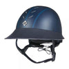 Charles Owen My PS Helmet Wide Peak Navy. Front View.