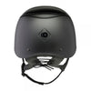 Charles Owen Luna Riding Helmet Black. Back View.