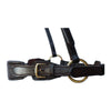Adjustable Leather Noseband Closeup