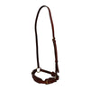 Adjustable Leather Noseband Oak Brown