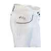Centennial Patch Ladies Breeches White. Detail View.