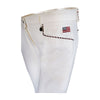 Centennial Patch Ladies Breeches White. Detail View.