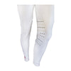 Centennial Patch Ladies Breeches White. Detail View.