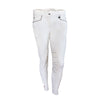 Centennial Patch Ladies Breeches White. Front View.