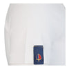 Callaho Shield Polo Shirt (Unisex). White, Detail View.