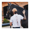 Callaho Warmblood Sporthorses Text Polo Shirt (Unisex). White.