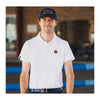 Callaho Shield Polo Shirt (Unisex). White.