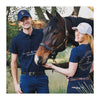 Callaho Circa Ladies Tee. Navy. Callaho Warmblood Sporthorses Text Polo Shirt (Unisex). Navy.
