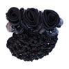 Black Flower Hair Clip