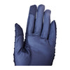 EA Gloves for Horse Riding – Navy Synthetic Equestrian Gloves with Breathable Mesh, Perforated Wrist, Touchscreen Compatibility, and Velcro Closure for Training and Competition.