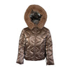 Metallic Puffer with Removable Hood
