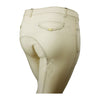 Cream Breeches with Brown Stitching Size 38