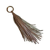 Leather tassle keyring