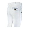 Boys Breeches. White, Detail View.