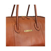 Leather mini weekender