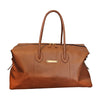 Leather mini weekender