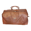 Leather weekender