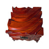 Carved wooden horse memorabilia box