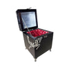 Wooden Horse Box - Jumping Silver Horse