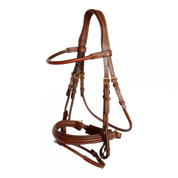 EA ROLLED LEATHER BRIDLE | Equestrian Affair